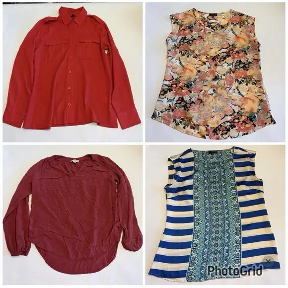 Wholesale Bulk Lot of 10 Women’s Blouses Tops Shirts Dresses Size S (WT6) - Picture 3 of 14